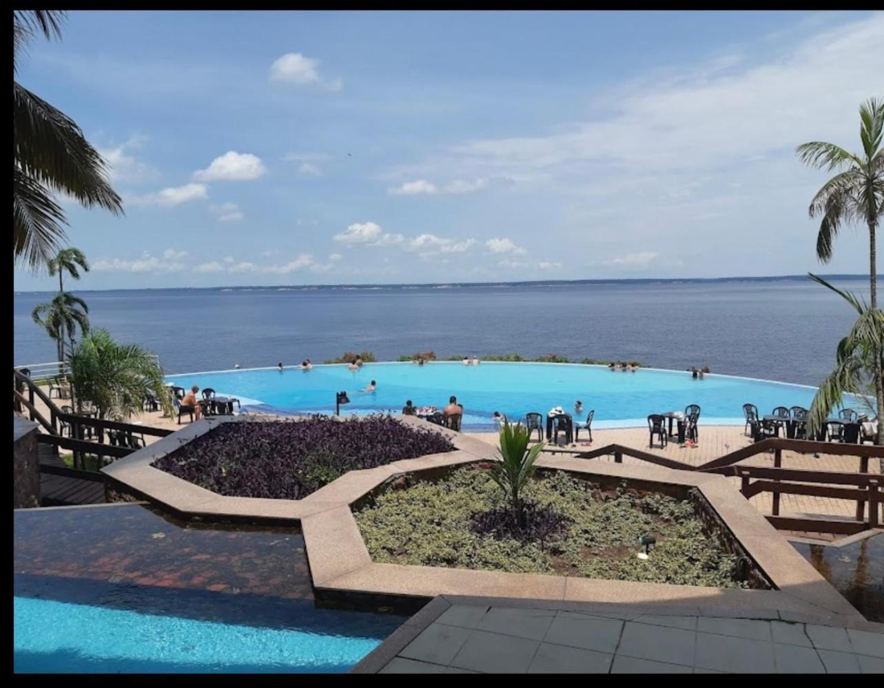Flat No Condominio Do Edificio Tropical Executive E Residence Com Vista Para O Rio Manaus Exterior photo